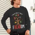 Freadom Tree Read Reading Librarian Book Across America Unisex Long Sleeve T-Shirt
