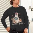 Ghost Reading Book Coquette Bow Halloween Girl Kid Teacher Unisex Long Sleeve T-Shirt Ghost Reading Book Coquette Bow Halloween Girl Kid Teacher Unisex Long Sleeve T-Shirt