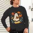 Halloween Cute Ghost Shirt Reading Books Ghost Unisex Long Sleeve T-Shirt Halloween Cute Ghost Shirt Reading Books Ghost Unisex Long Sleeve T-Shirt