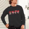 Heart Reading Books Valentine Teacher Library Book Lover Unisex Long Sleeve T-Shirt