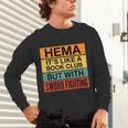 Hema Definition Like A Book Club With Swords Unisex Long Sleeve T-Shirt
