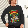 Honoring Past Inspiring Future History Month Book Tree Unisex Long Sleeve T-Shirt