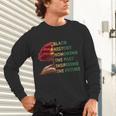 Honoring Past Inspiring Future History Month Tree Book Unisex Long Sleeve T-Shirt