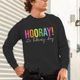 Hooray It's Library Day Teacher Reader Books Back To School Unisex Long Sleeve T-Shirt Hooray It's Library Day Teacher Reader Books Back To School Unisex Long Sleeve T-Shirt