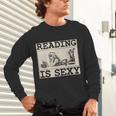 Hot Pin Up Girl Comic Book Vintage Reading Is Sexy Unisex Long Sleeve T-Shirt