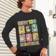 HUGvyn Happy 100 Days Of School Teacher Goose Preppy Books Unisex Long Sleeve T-Shirt