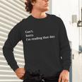 I'm Reading That Day For Book Lovers And Readers Unisex Long Sleeve T-Shirt I'm Reading That Day For Book Lovers And Readers Unisex Long Sleeve T-Shirt