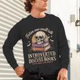 Introverted But Willing To Discuss Books Cozy Aesthetic Unisex Long Sleeve T-Shirt Introverted But Willing To Discuss Books Cozy Aesthetic Unisex Long Sleeve T-Shirt
