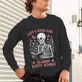 Just A Good Girl Reading Dirty Books Dark Romance Unisex Long Sleeve T-Shirt Just A Good Girl Reading Dirty Books Dark Romance Unisex Long Sleeve T-Shirt