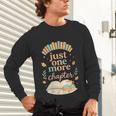 Just One More Chapter Cozy Book Lover Reading & Coffee Unisex Long Sleeve T-Shirt