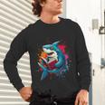 Kawaii Shark Reads Book Reading Library Book Bookworm Unisex Long Sleeve T-Shirt Kawaii Shark Reads Book Reading Library Book Bookworm Unisex Long Sleeve T-Shirt