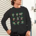 Librarian Book Lover Christmas Elf Reading Joy Unisex Long Sleeve T-Shirt