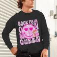 Library Book Fair Queen Vibe Groovy Tie Dye School Reading Unisex Long Sleeve T-Shirt Library Book Fair Queen Vibe Groovy Tie Dye School Reading Unisex Long Sleeve T-Shirt