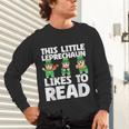 This Little Leprechaun Likes To Read St Patrick's Day Book Unisex Long Sleeve T-Shirt