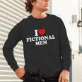 I Love Heart Fictional Men Simple Cute Books Reading Unisex Long Sleeve T-Shirt