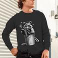 I Love Trashy Book Club Raccoon No Shelf Control Weirdcore Unisex Long Sleeve T-Shirt
