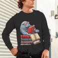 Manatee Reading Books Matching Bookworm Readers Librarian Unisex Long Sleeve T-Shirt