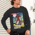 Marvel Comics Deadpool Vintage Book Art Unisex Long Sleeve T-Shirt