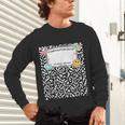 Matching Group Halloween Teacher Composition Book Notebook Unisex Long Sleeve T-Shirt