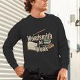 Wordsmith At Work Vintage Writer & Author Pen Book Lover Unisex Long Sleeve T-Shirt Wordsmith At Work Vintage Writer & Author Pen Book Lover Unisex Long Sleeve T-Shirt
