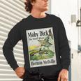 Moby Dick Book Cover Illustration Unisex Long Sleeve T-Shirt Moby Dick Book Cover Illustration Unisex Long Sleeve T-Shirt