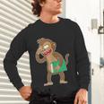 Monkey With a Book Unisex Long Sleeve T-Shirt