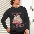 Not Today I'm Booked Book Lover Book Stack Coquette Bow Unisex Long Sleeve T-Shirt Not Today I'm Booked Book Lover Book Stack Coquette Bow Unisex Long Sleeve T-Shirt