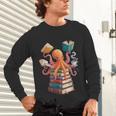 Octopus Book Reading Book Reader Ocean Octopus Unisex Long Sleeve T-Shirt