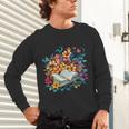 Open Book With Colorful Floral Reading Magic Unisex Long Sleeve T-Shirt Open Book With Colorful Floral Reading Magic Unisex Long Sleeve T-Shirt