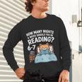 Orange Cat Reading Book 67 Six Seven Meme Unisex Long Sleeve T-Shirt Orange Cat Reading Book 67 Six Seven Meme Unisex Long Sleeve T-Shirt