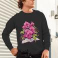 Orchids Flowers Book Floral Unisex Long Sleeve T-Shirt