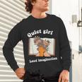 Quiet Girl Loud Imagination Book Lover Bookworm Reader Unisex Long Sleeve T-Shirt Quiet Girl Loud Imagination Book Lover Bookworm Reader Unisex Long Sleeve T-Shirt