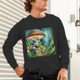 Rabbit Reading Book Under Large Mushroom Easter Bandana Unisex Long Sleeve T-Shirt Rabbit Reading Book Under Large Mushroom Easter Bandana Unisex Long Sleeve T-Shirt