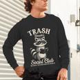Raccoon Bookworm Readers Library Smut Reader Spicy Book Romance Rash Reader Social Club Unisex Long Sleeve T-Shirt