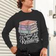Rather Be Reading Book Lover Stack Unisex Long Sleeve T-Shirt