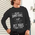 Read Banned Books PET DOGS FIGHT EVIL Read Books Reader Unisex Long Sleeve T-Shirt Read Banned Books PET DOGS FIGHT EVIL Read Books Reader Unisex Long Sleeve T-Shirt