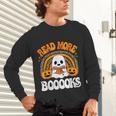 Read More Books Booooks Ghost Pumpkin Cute Teacher Halloween Unisex Long Sleeve T-Shirt