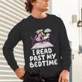 I Read Past My Bedtime Reading Unicorn Book Lover Unisex Long Sleeve T-Shirt I Read Past My Bedtime Reading Unicorn Book Lover Unisex Long Sleeve T-Shirt