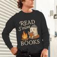 Read S'More Books Campfire Reading Book Lovers Camper Unisex Long Sleeve T-Shirt