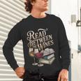 Read Between The Wines Vintage Book Lovers Wine Reading Unisex Long Sleeve T-Shirt Read Between The Wines Vintage Book Lovers Wine Reading Unisex Long Sleeve T-Shirt