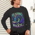 Reading Is Magical Dragon Tee Perfect For Book Lovers Kids Unisex Long Sleeve T-Shirt
