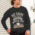 Reading All Winter Cozy Book Lover And Literary Escape Unisex Long Sleeve T-Shirt