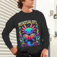 Readsalotl Axolotl Book Lovers Axolotls Unisex Long Sleeve T-Shirt Readsalotl Axolotl Book Lovers Axolotls Unisex Long Sleeve T-Shirt