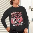 Retro Read Your Heart Out Valentine's Day Teacher Book Lover Unisex Long Sleeve T-Shirt Retro Read Your Heart Out Valentine's Day Teacher Book Lover Unisex Long Sleeve T-Shirt