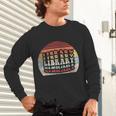 Retro Vintage Bookworm Library Shirt Book Lover Unisex Long Sleeve T-Shirt