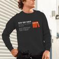 Six Seven Meme Reading Book Lover 6-7 67 Definition Unisex Long Sleeve T-Shirt