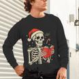 Skeleton Reading Book Christmas Teacher Librarian Book Lover Unisex Long Sleeve T-Shirt Skeleton Reading Book Christmas Teacher Librarian Book Lover Unisex Long Sleeve T-Shirt