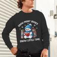 Snow Many Books Snow Little Time Snowman Reading Book Unisex Long Sleeve T-Shirt Snow Many Books Snow Little Time Snowman Reading Book Unisex Long Sleeve T-Shirt