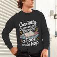 Somewhere Between a Book And a Nap – Cozy Reading Unisex Long Sleeve T-Shirt Somewhere Between a Book And a Nap – Cozy Reading Unisex Long Sleeve T-Shirt
