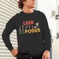 Spanish Reading Book Lover Teacher Maestra Leer Es Poder For Men Women Unisex Long Sleeve T-Shirt